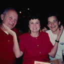 Our namesake John Henkenius, his wife Beverly and their grandson -  our founder - Tom in 1993.