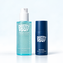 Prettyboy fresh start and Revival on a white counter.