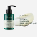 Heath moisturizer bottle with a pump on a white background